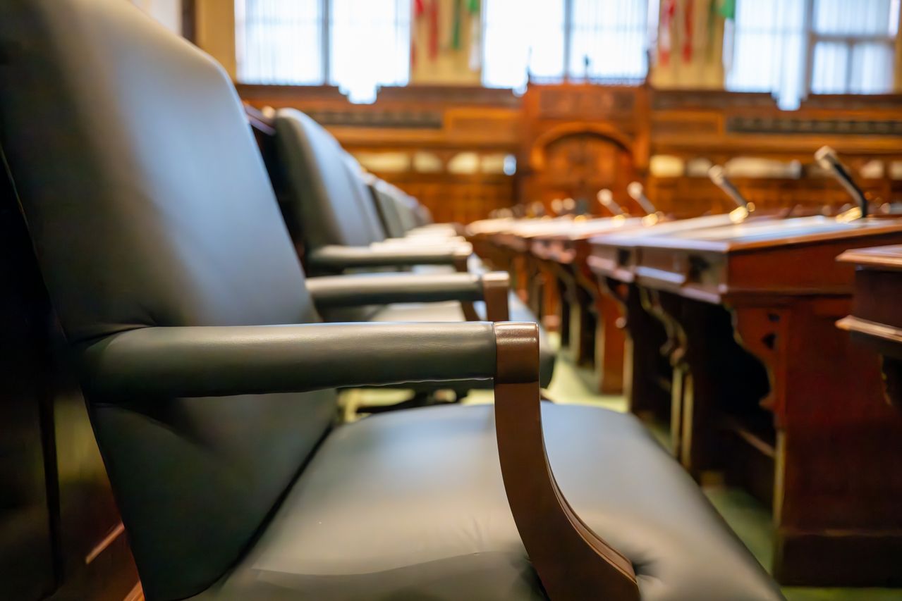 Empty House of Commons
